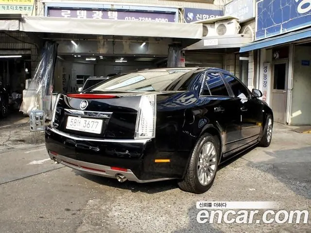 CADILLAC CTS 2012 — 136 358 км, чёрный, Корея — под ключ — фото 4