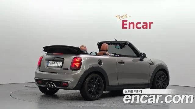 MINI COOPER S CONVERTIBLE 2020 — 23 613 км, светло-золотистый, Корея — под ключ — фото 2