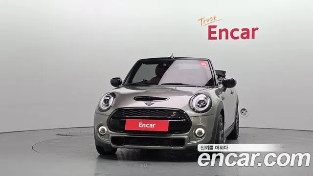 MINI COOPER S CONVERTIBLE 2020 — 23 613 км, светло-золотистый, Корея — под ключ — фото 3