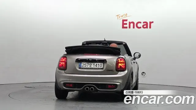 MINI COOPER S CONVERTIBLE 2020 — 23 613 км, светло-золотистый, Корея — под ключ — фото 4