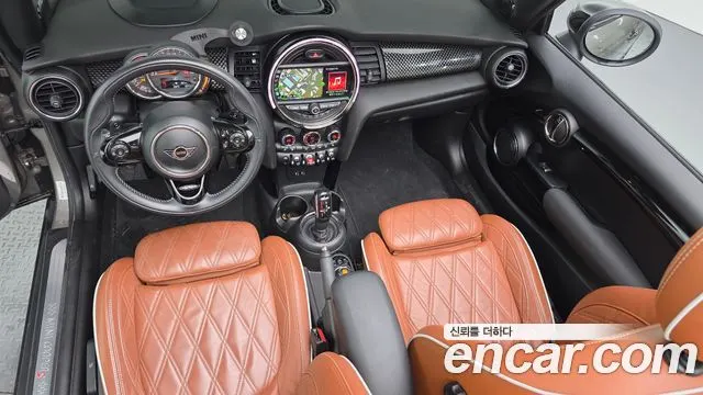 MINI COOPER S CONVERTIBLE 2020 — 23 613 км, светло-золотистый, Корея — под ключ — фото 7