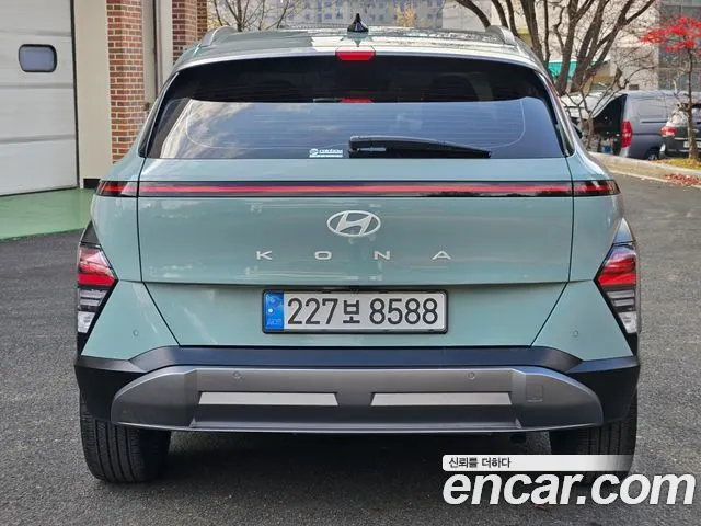 HYUNDAI KONA HYBRID 2025 — 5 742 км, голубой, Корея — под ключ — фото 4
