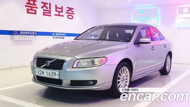 VOLVO S80 2007 — 49 500 км, серебристый, Корея — под ключ — фото 1