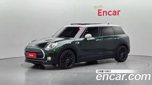MINI COOPER D CLUBMAN 2017 — 93 375 км, зелёный, Корея — под ключ — фото 1