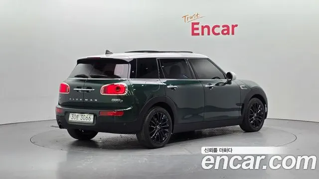 MINI COOPER D CLUBMAN 2017 — 93 375 км, зелёный, Корея — под ключ — фото 2