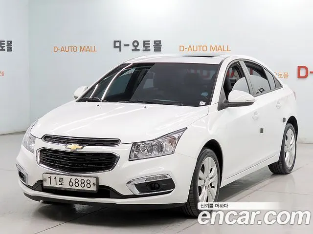 CHEVROLET AMAZING NEW CRUZE 2015 — 82 648 км, белый, Корея — под ключ — фото 1