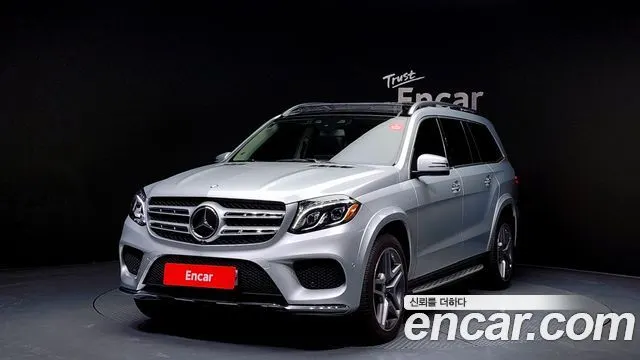 MERCEDES-BENZ GLS-CLASS X166 2017 — 123 563 км, серебристо-серый, Корея — под ключ — фото 1