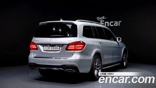 MERCEDES-BENZ GLS-CLASS X166 2017 — 123 563 км, серебристо-серый, Корея — под ключ — фото 2