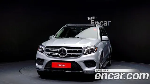 MERCEDES-BENZ GLS-CLASS X166 2017 — 123 563 км, серебристо-серый, Корея — под ключ — фото 3