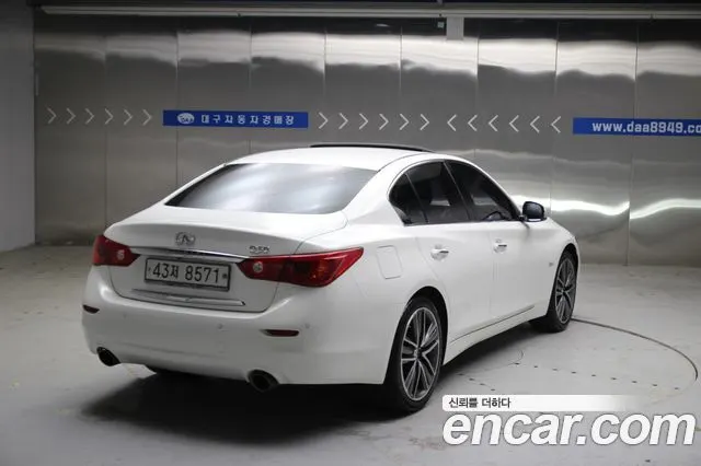 INFINITI Q50 2015 — 95 500 км, белый, Корея — под ключ — фото 2