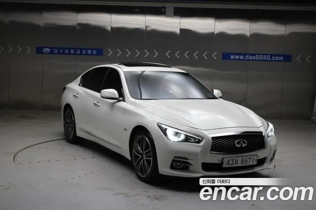 INFINITI Q50 2015 — 95 500 км, белый, Корея — под ключ — фото 3