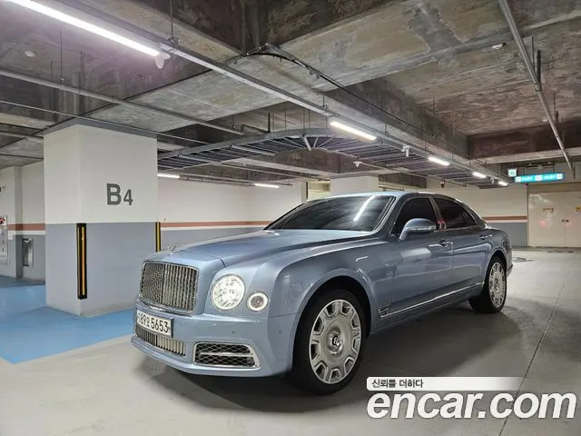 BENTLEY MULSANNE 2017 — 64 120 км, голубой, Корея — под ключ — фото 1