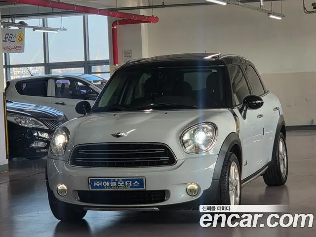MINI COOPER D COUNTRYMAN 2015 — 143 598 км, белый, Корея — под ключ — фото 1