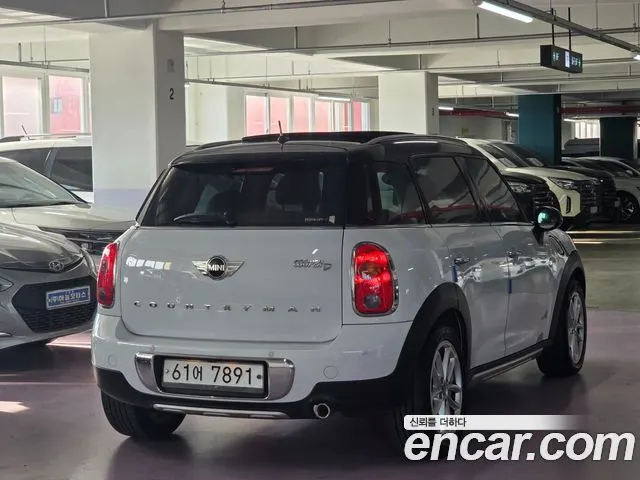 MINI COOPER D COUNTRYMAN 2015 — 143 598 км, белый, Корея — под ключ — фото 3