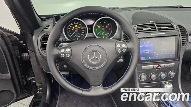 MERCEDES-BENZ SLK-CLASS 2007 — 128 982 км, тёмно-зелёный, Корея — под ключ — фото 12