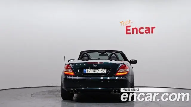 MERCEDES-BENZ SLK-CLASS 2007 — 128 982 км, тёмно-зелёный, Корея — под ключ — фото 4