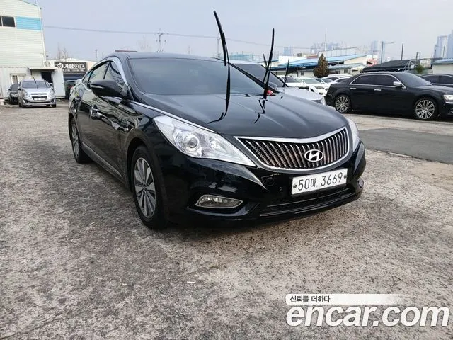 HYUNDAI GRANDEUR HYBRID 2015 — 178 645 км, чёрный, Корея — под ключ — фото 1