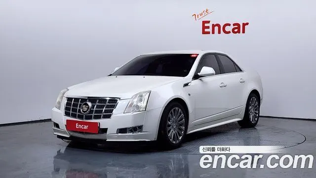 CADILLAC CTS 2012 — 174 508 км, белый-перламутр, Корея — под ключ — фото 1