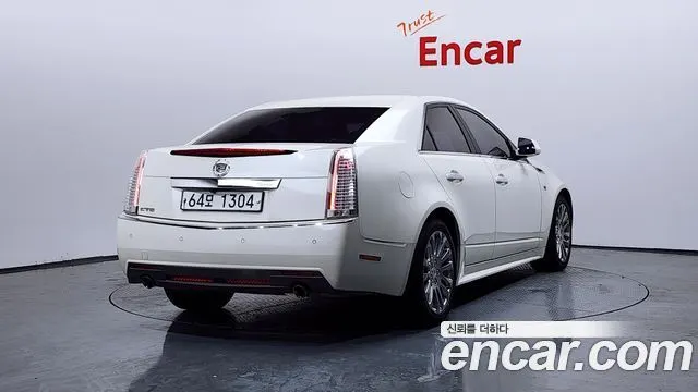 CADILLAC CTS 2012 — 174 508 км, белый-перламутр, Корея — под ключ — фото 2