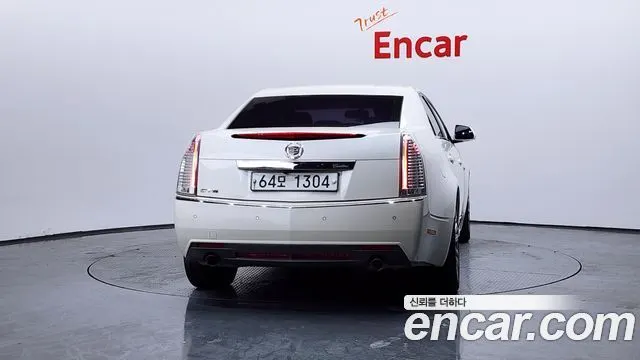 CADILLAC CTS 2012 — 174 508 км, белый-перламутр, Корея — под ключ — фото 4