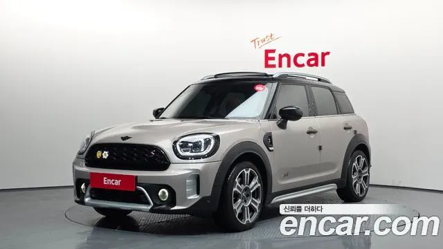 MINI COOPER S COUNTRYMAN 2022 — 47 296 км, светло-золотистый, Корея — под ключ — фото 1