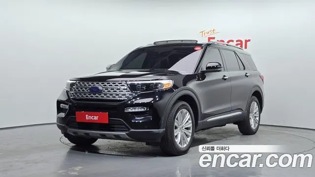 FORD EXPLORER 2023 — 22 739 км, чёрный, Корея — под ключ — фото 1