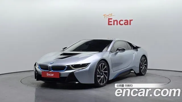 BMW I8 2015 — 138 140 км, серебристый, Корея — под ключ — фото 1