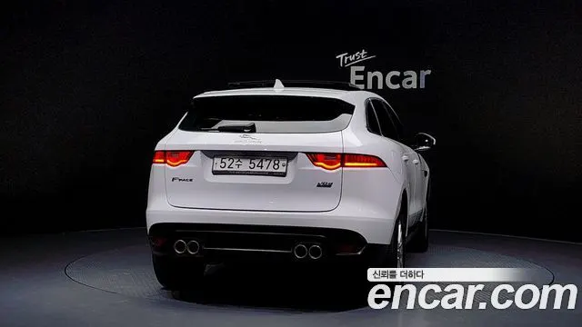 JAGUAR F-PACE 2018 — 120 681 км, белый, Корея — под ключ — фото 4