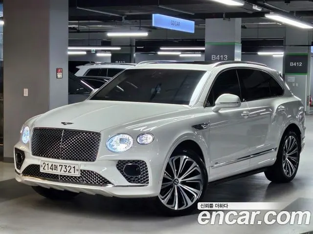 BENTLEY BENTAYGA 2021 — 45 773 км, белый, Корея — под ключ — фото 2