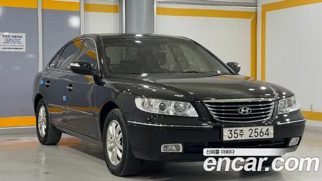 HYUNDAI GRANDEUR NEW LUXURY 2010 — 143 949 км, чёрный, Корея — под ключ — фото 4