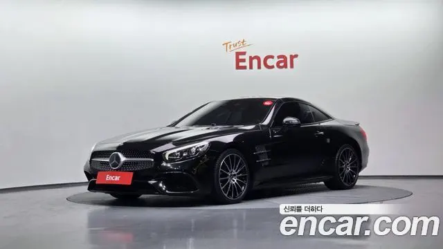 MERCEDES-BENZ SL-CLASS 2019 — 145 914 км, чёрный, Корея — под ключ — фото 12