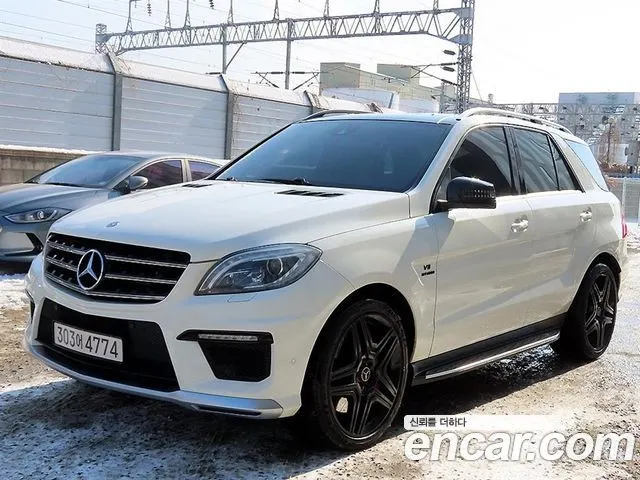 MERCEDES-BENZ M-CLASS W166 2013 — 126 398 км, белый, Корея — под ключ — фото 1