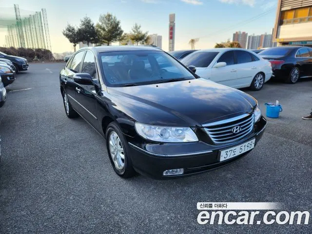 HYUNDAI GRANDEUR NEW LUXURY 2010 — 131 569 км, чёрный, Корея — под ключ — фото 2