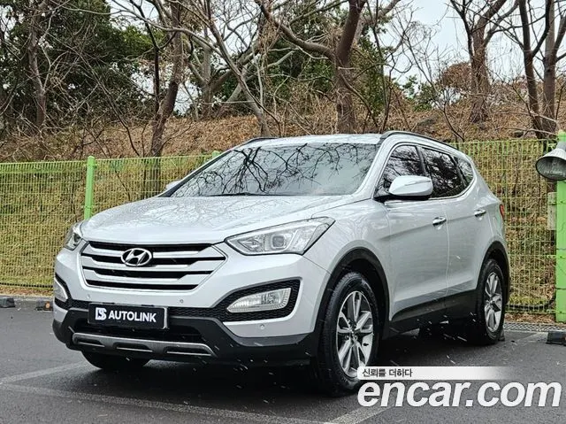 HYUNDAI SANTA FE 2013 — 161 612 км, серебристый, Корея — под ключ — фото 1
