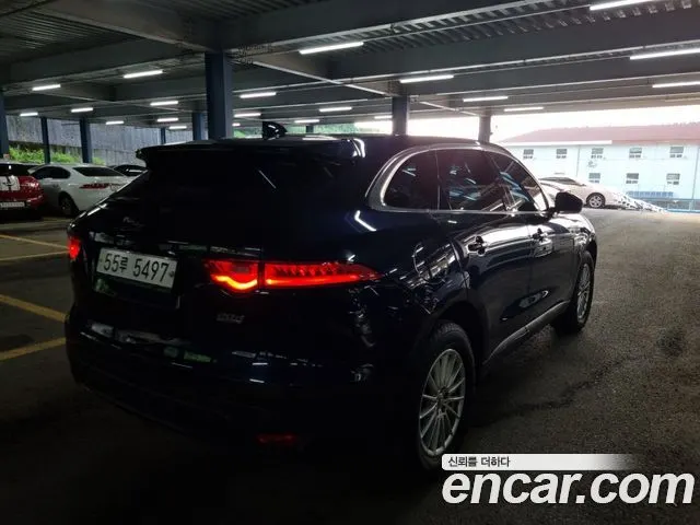 JAGUAR F-PACE 2018 — 121 590 км, синий, Корея — под ключ — фото 2