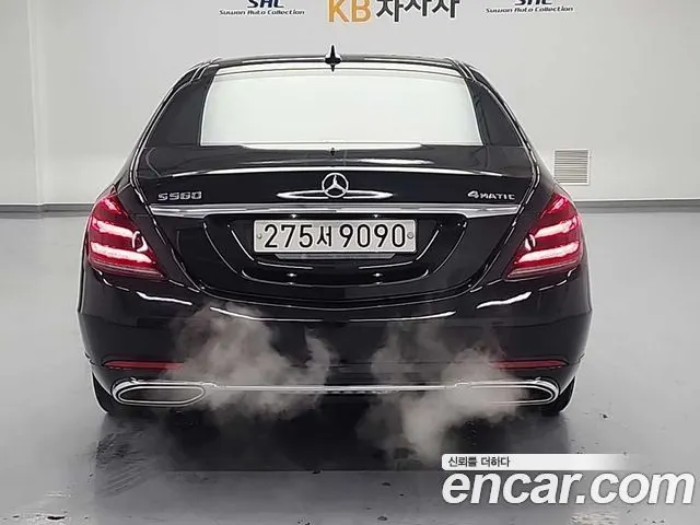 MERCEDES-BENZ S-CLASS W222 2019 — 108 249 км, чёрный, Корея — под ключ — фото 3