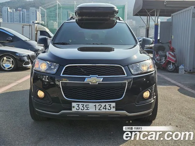 CHEVROLET CAPTIVA 2013 — 119 690 км, чёрный, Корея — под ключ — фото 1