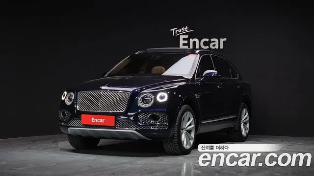 BENTLEY BENTAYGA 2020 — 67 546 км, синий, Корея — под ключ — фото 1