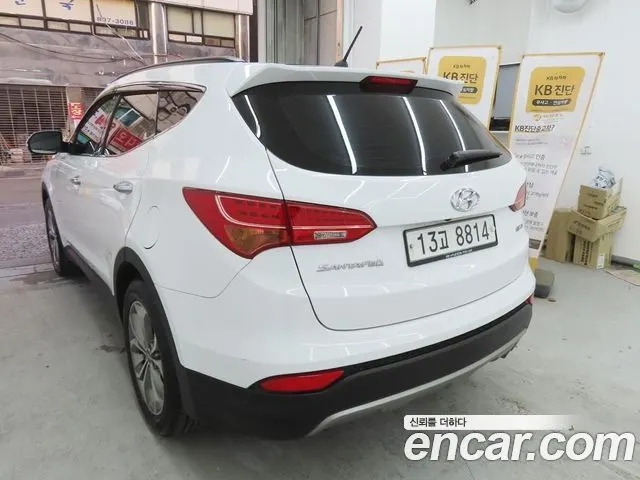 HYUNDAI SANTA FE 2015 — 102 185 км, белый, Корея — под ключ — фото 2