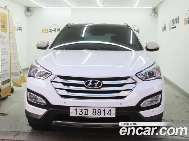 HYUNDAI SANTA FE 2015 — 102 185 км, белый, Корея — под ключ — фото 3