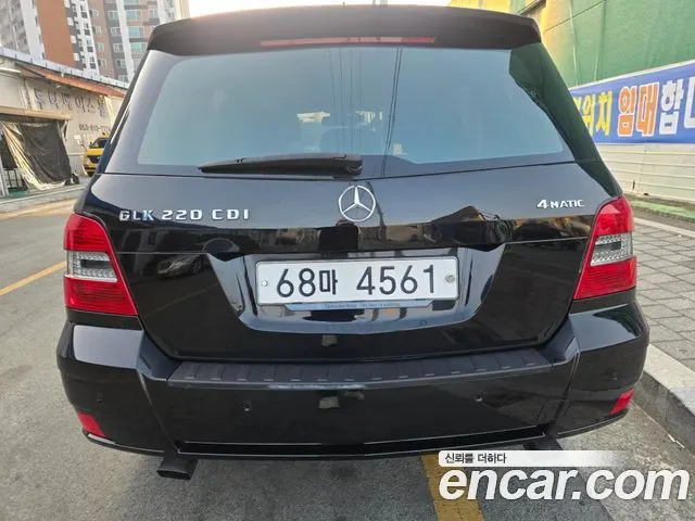 MERCEDES-BENZ GLK-CLASS X204 2011 — 184 000 км, чёрный, Корея — под ключ — фото 4