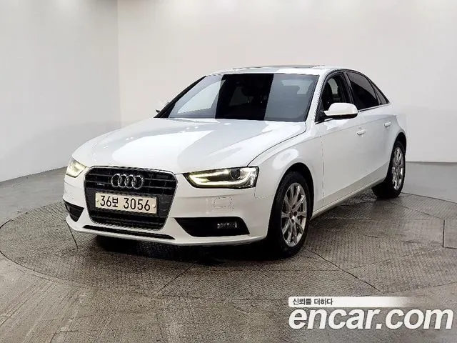 AUDI A4 2015 — 163 174 км, белый, Корея — под ключ — фото 11