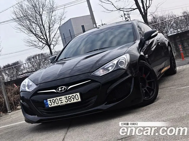 HYUNDAI GENESIS COUPE 2010 — 143 237 км, чёрный, Корея — под ключ — фото 1