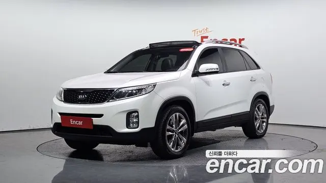 KIA SORENTO R 2014 — 111 243 км, белый, Корея — под ключ — фото 1