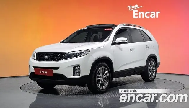 KIA SORENTO R 2014 — 111 243 км, белый, Корея — под ключ — фото 2