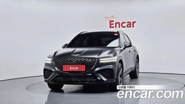 GENESIS GV70 2021 — 32 298 км, тёмно-зелёный, Корея — под ключ — фото 3