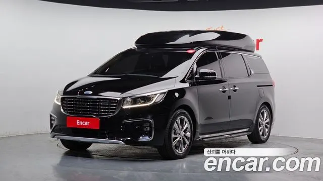 KIA CARNIVAL 2019 — 96 414 км, чёрный, Корея — под ключ — фото 1