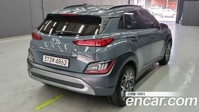 HYUNDAI KONA HYBRID 2022 — 95 060 км, бирюзовый, Корея — под ключ — фото 2