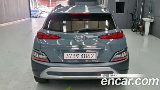 HYUNDAI KONA HYBRID 2022 — 95 060 км, бирюзовый, Корея — под ключ — фото 4