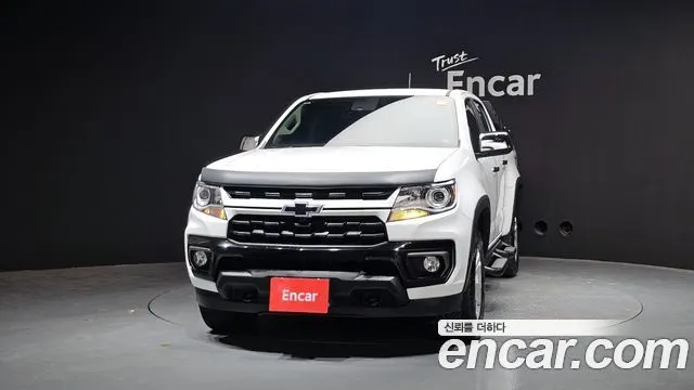 CHEVROLET REAL NEW COLORADO 2022 — 21 805 км, белый, Корея — под ключ — фото 3